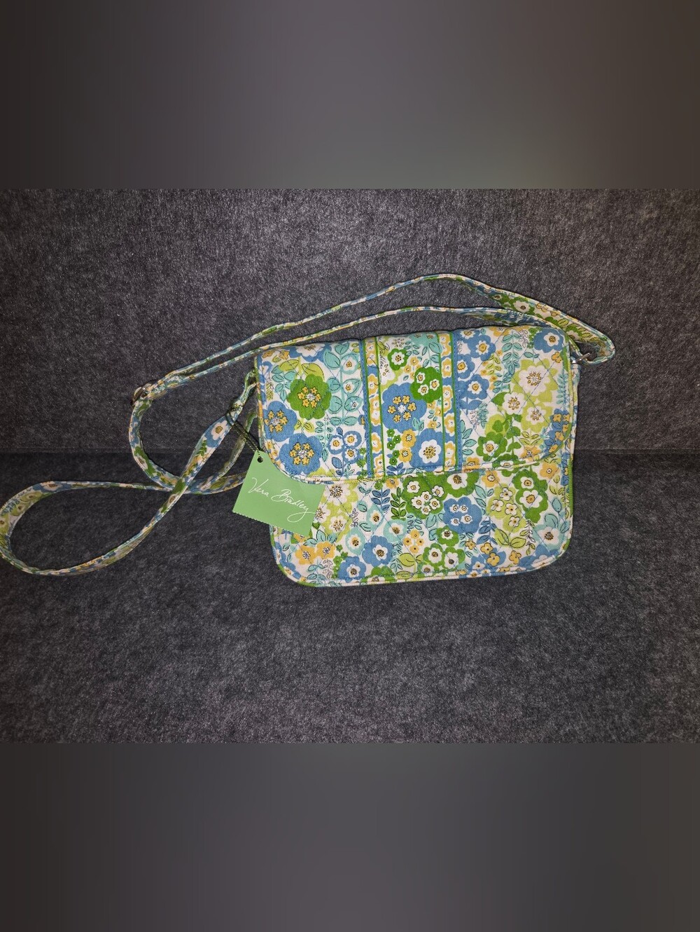 Vera Bradley Quilted Floral Crossbody English Meadow